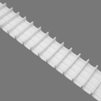 Шторная лента многокарманная 761111W (1:2) MirTenda Premium тканая 7,6см/50м(8 карманов)