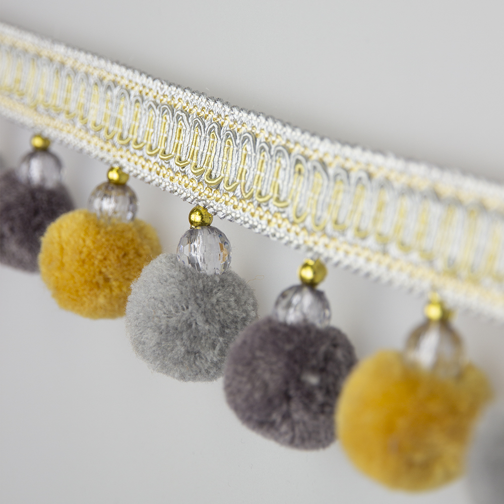 Бахрома с "шариками" для штор