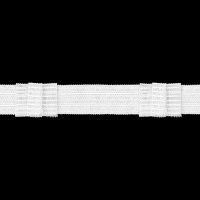 Шторная лента велькро "мама" MAGAM RF3/Z-200, (К=1:2, корд-2 шнура) 2,5 см/50 м