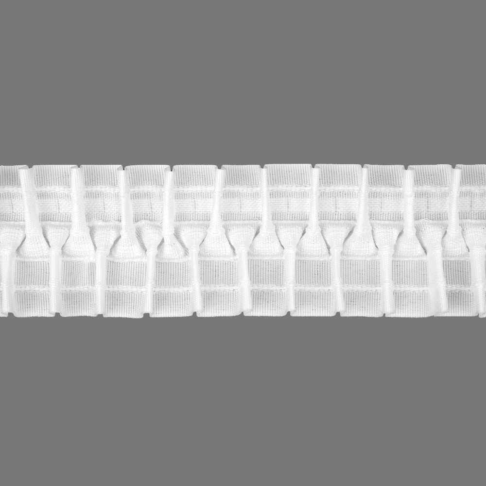 Шторная лента 2705C AV (1:2) Oz-is эконом тканая, (корд-4 шнура) 6 см/50 м