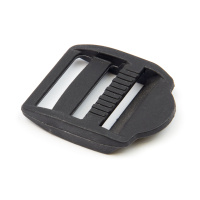 Трехщелевая пряжка ТЩ-25 (25 мм) черный (Полиамид)