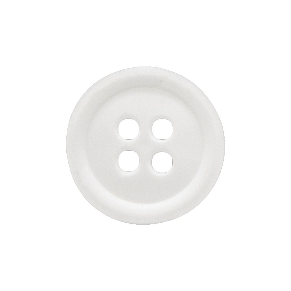 Пуговица с ободком 23/4 белая (1000 шт)