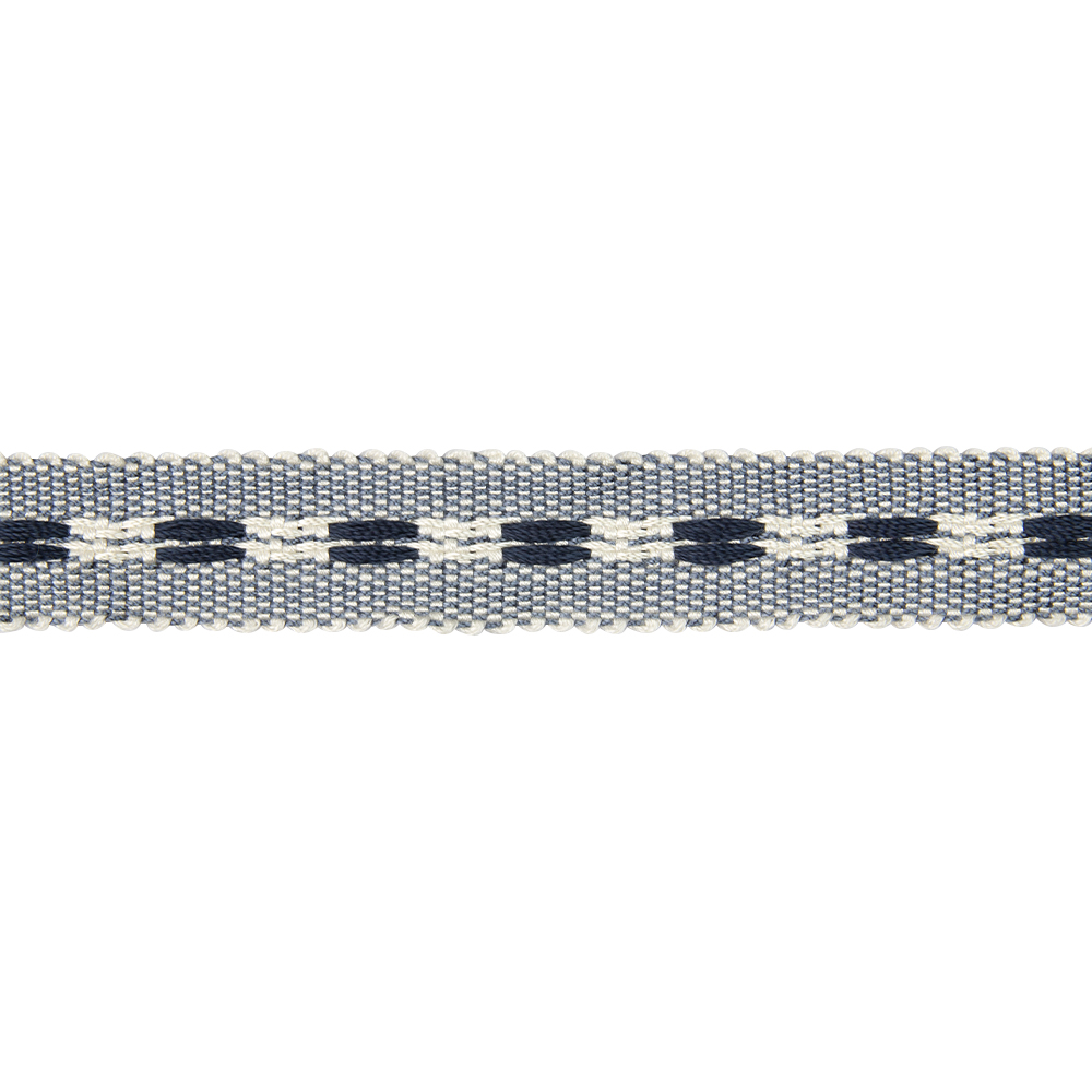 Сутаж отделочный GP09-14943 Mirtex пыльно-синий (2 см/12,5 м)