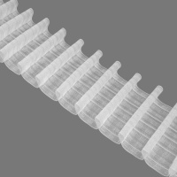 Шторная лента 4455MP/soft (1:2,5) Oz-is Premium прозрачная 11,8 см/50 м (8 карманов, корд-5 лески)