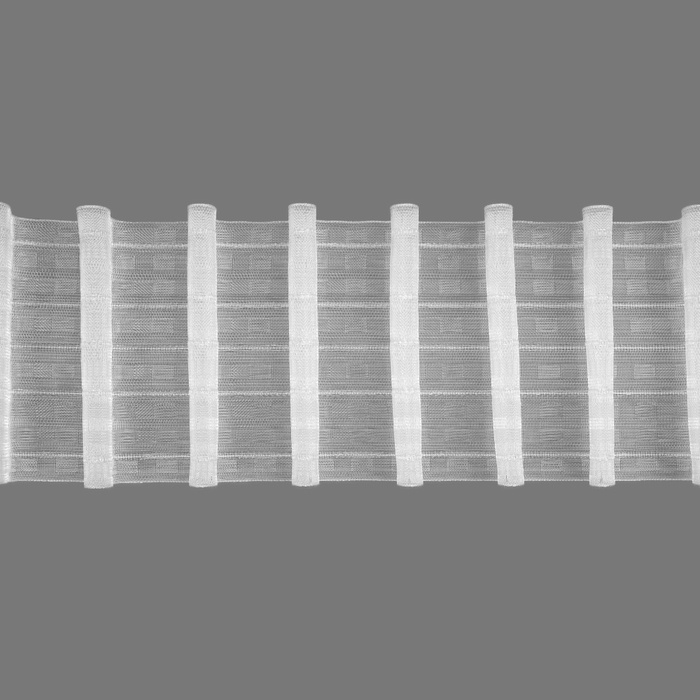 Шторная лента 4455MP/soft (1:2,5) Oz-is Premium прозрачная 11,8 см/50 м (8 карманов, корд-5 лески)