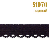 Резинка кружево 1070S черный (132 м)