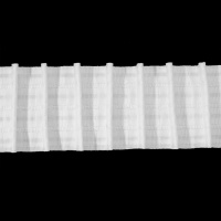 Шторная лента Bandex KARAJAN многокарманка тканая (К=1:2, 8 карманов, корд-3 шнура) 7,6 см/50 м