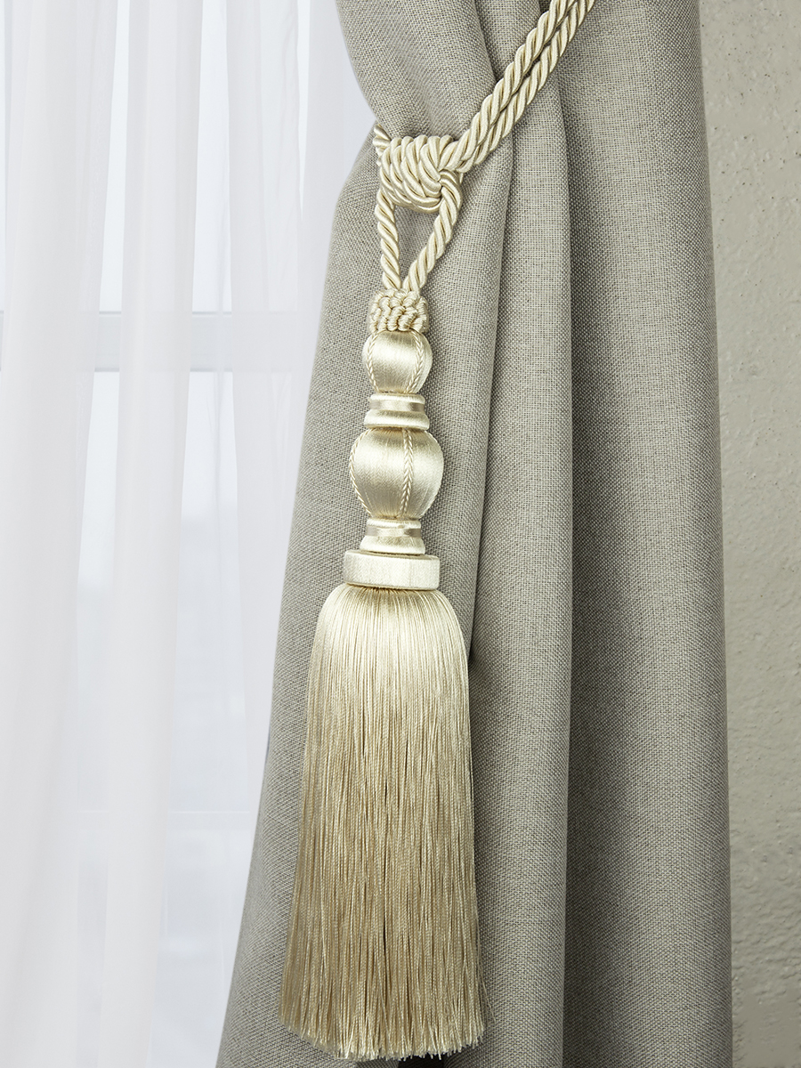 Кисть подхват для штор 519036FYTA - 3 GOLD светлое золото (L69/30см)