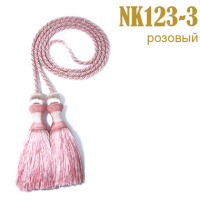 Кисти для штор NK123-3 розовый (2 шт)