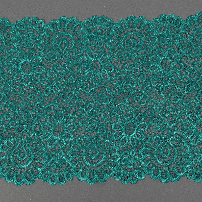 Кружево эластичное 103.00839 серо-голубой, 205 мм/ 20-30 м