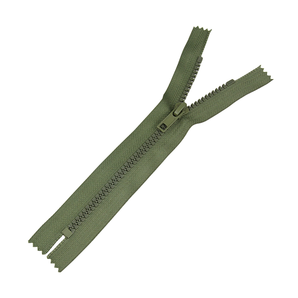 Трактор молния Т5/1 замок 18 см неразъемная 263 хаки (10 шт)