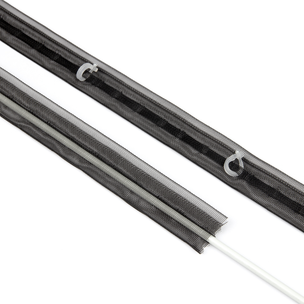 Лента для римских штор 4425MPS Oz-is Premium черная 2,3 см/100 м (с продол. карманом для фибергл. в)