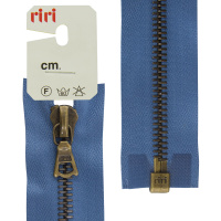 Молния металл Riri, am, слайдер flash, разъёмная 1 замок, 6 мм, 60 см, цвет 2630, сине-голубой 35232