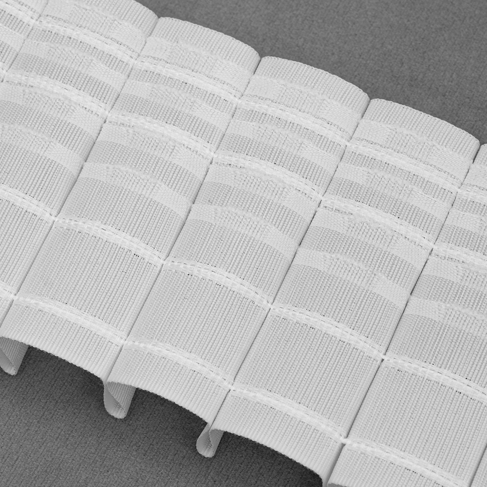 Шторная лента "Карандаш" 4384 (1:2,5) Oz-is Standart тканая 10 см/50 м (карманов 4, кордов 4)