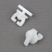 Фиксатор (блокада винтовая) для шины, белый пластиковый (100 шт)