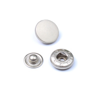 Кнопки "Альфа" Y069 серебро 10 мм (500 шт)
