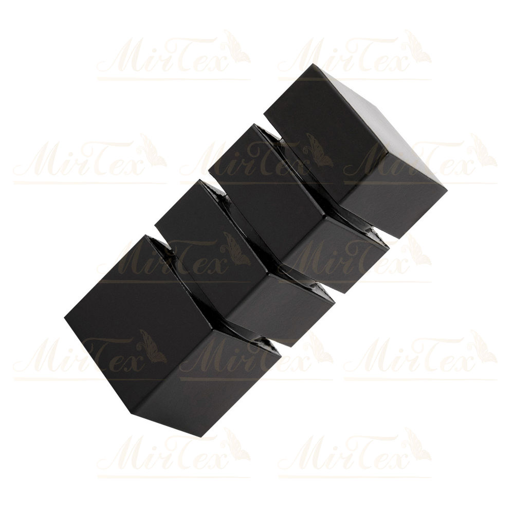 Наконечник MirTex 19 мм Нордик черный L65/25 мм (2 шт)