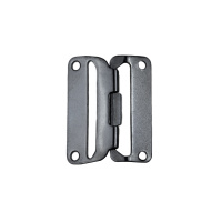 Крючок для юбок Massag из 2-х частей (22 мм) 40607 (серый) (12 шт)