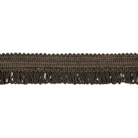 Кант с ресничками шторный "Букле" ER01-78-TAUPE MirTex серо-коричневый (3 см/12,5 м)