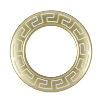 Люверсы для штор "Афины" 35 мм "У" 3 матовое золото/белый (100 шт)