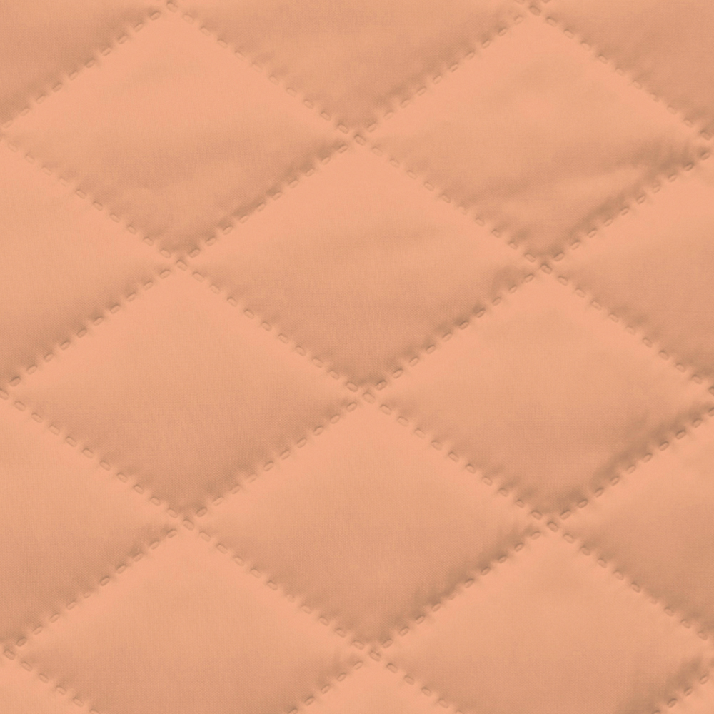 Термостежка "ромб большой 4х4см" 714 персиковый (синтепон 100 г, 100% ПЭ подкладка 190Т) 150 см/50 м