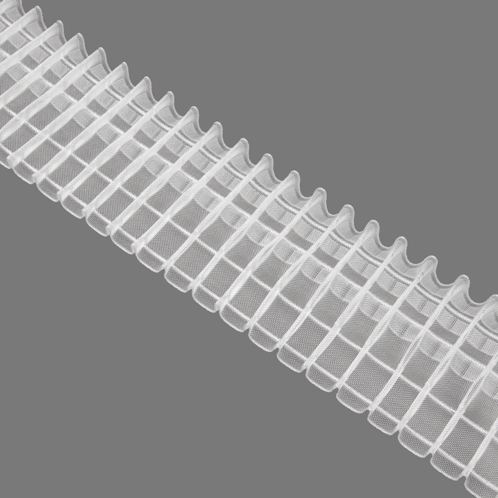 Шторная лента 4441MP/ mini (1:2) Oz-is Premium прозрачная 10 см/50 м (3 кармана, корд-4 лески)