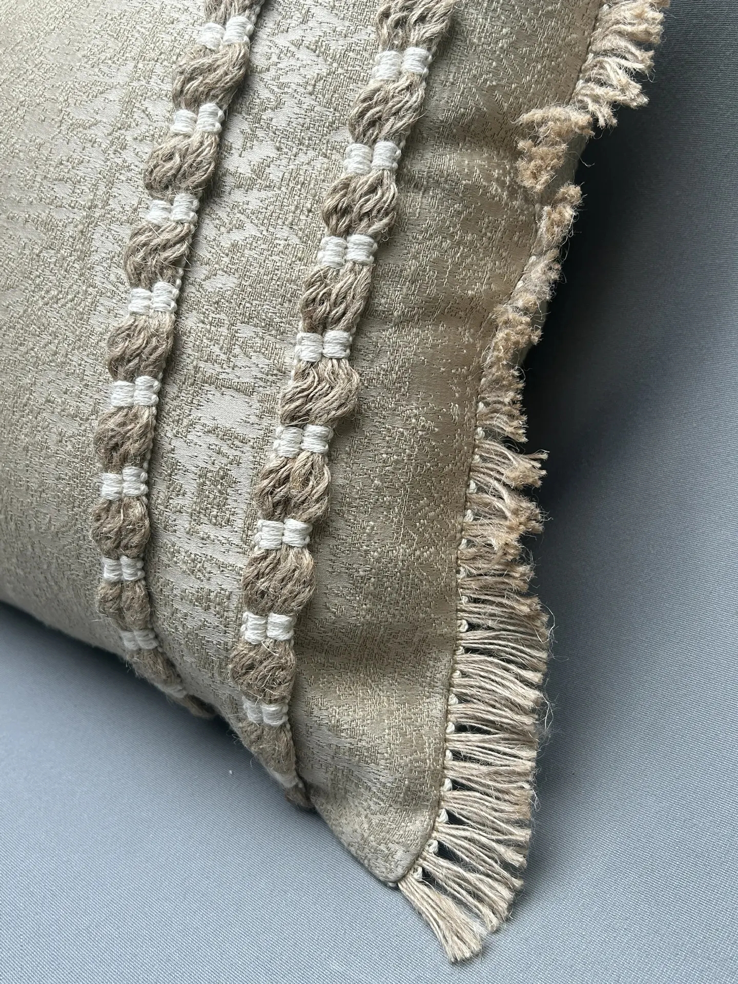 Сутаж из кордов MS-джутовый (BEIGE) (2 см/10 м)