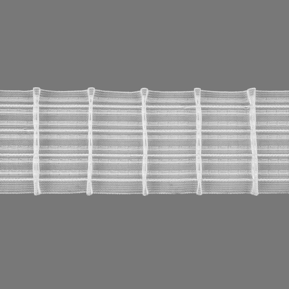 Шторная лента Многокарманная 4381MP (1:1,5) Oz-is Premium прозрачная 9 см/50 м (7 карманов, 4 лески)