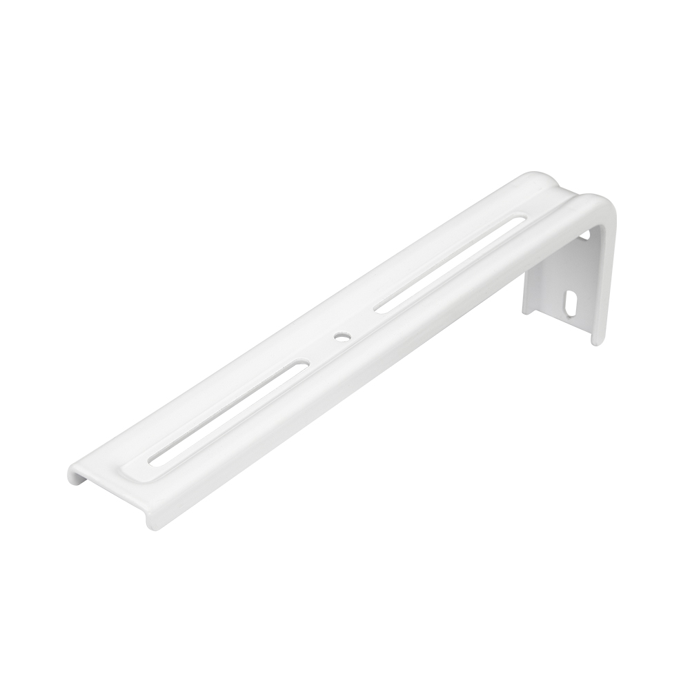 Кронштейн стеновой двухрядный L20 см белый (усиленный, регулируемый) для алюмин. профиля 356F, 158