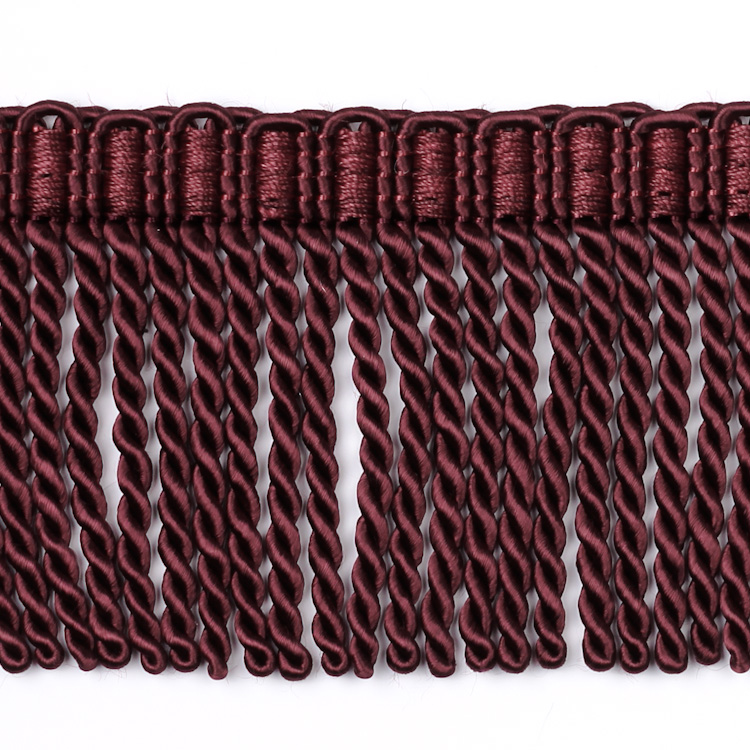 Бахрома для штор витая SK11012-8 бордовый (20 м)