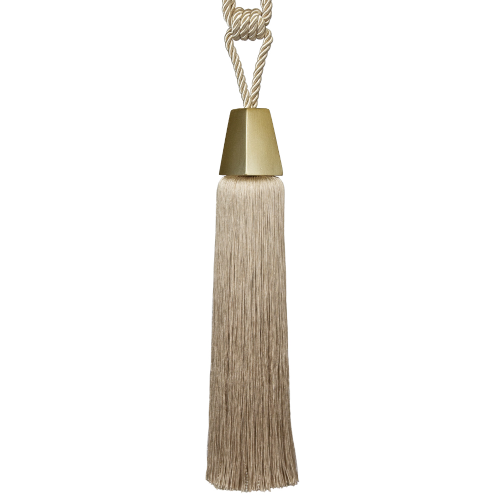 Кисть-подхват для штор M7-9 светло-бежевый Mirtex Premium (L101/42см) "Royyana-Karat"