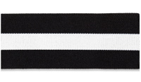 Эластичная лента 957461 Prym Color 50 мм, черно/белая полоска (7 м)