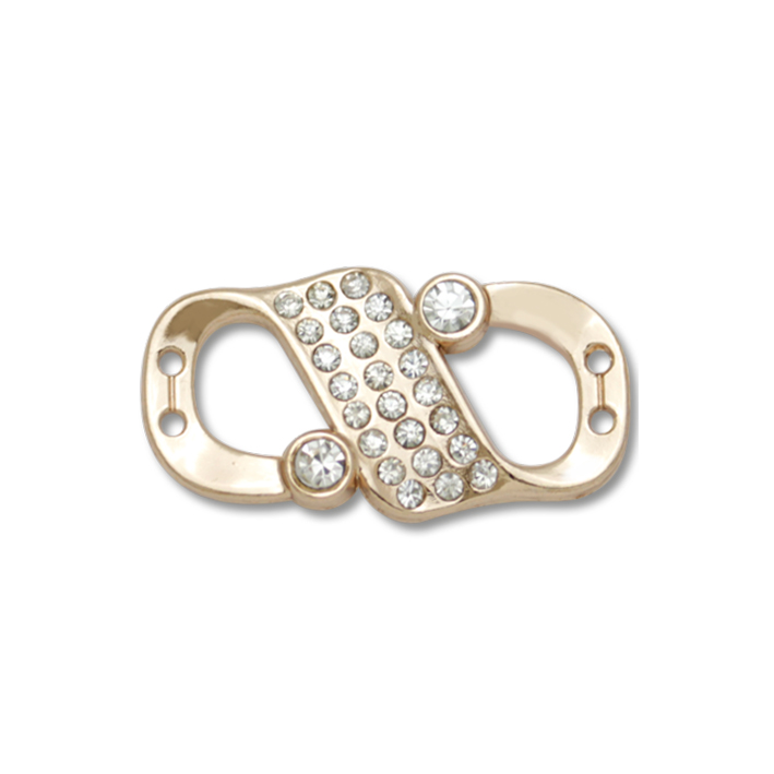 Пряжка со стразами 5166 золото