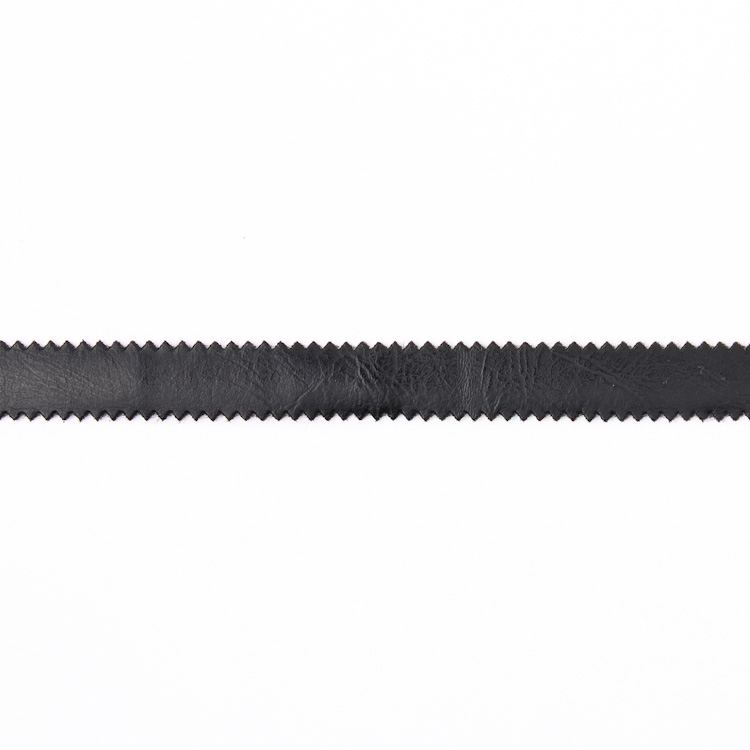 Полоса искусственная кожа 10 мм 9922 черный (50 ярд)