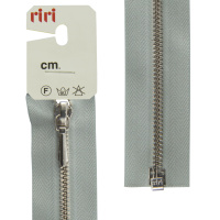 Молния металл Riri, ni, слайдер tropf, 3 мм, разъёмная 1 замок, 65 см, цвет 2118, светло-серый 83511