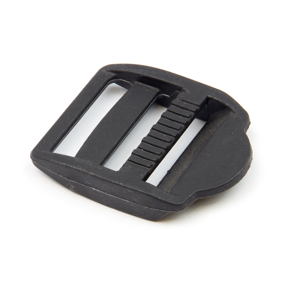 Трехщелевая пряжка ТЩ-25 (25 мм) черный (Полиамид)