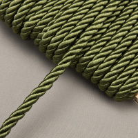 Шнур шторный SH1221-15 зеленый (Chive 19-0323) (25 м) "ДАМАСК"