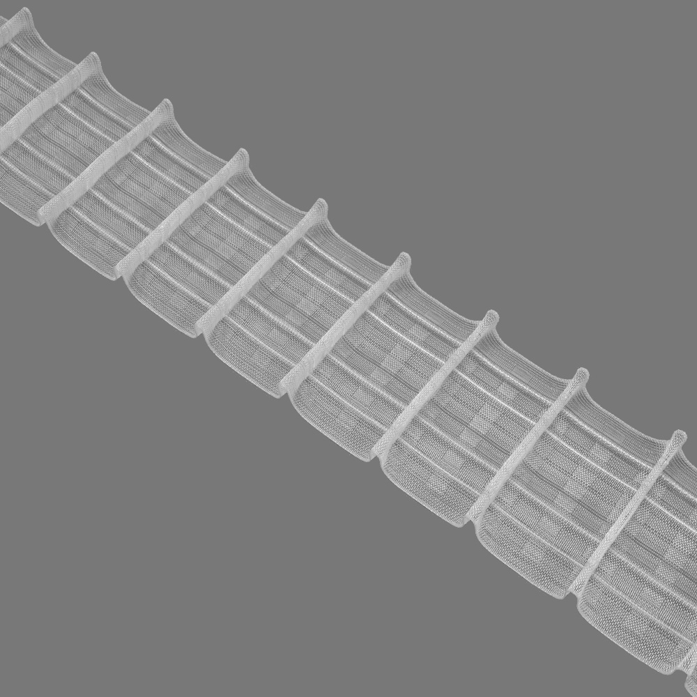 Шторная лента многокарманная 80MP/Soft (1:1,5) Oz-is Premium прозрачная 8 см/50 м