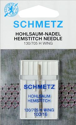 Игла с лопастью для мережки №100 Schmetz 130/705H-WING (1 шт)