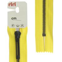 Молнии Riri звено bi, слайдер stab, неразъёмная карманная, 6 мм, 18 см, цвет 2304, желтый 3034647/18