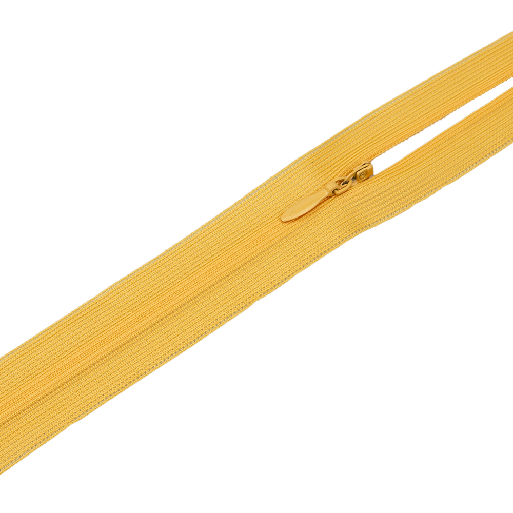 Молния потайная 112-GCC желтый 50 см (20 шт)