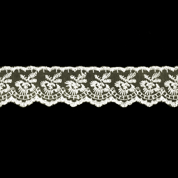 Тесьма на капроне 24# молочный (10 ярд)