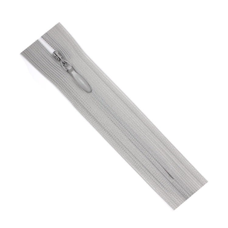 Молния потайная OM 22 см 204-S серый (20 шт.)