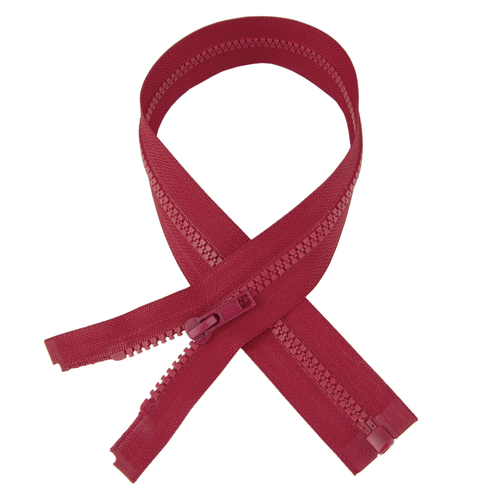 Трактор молния Т5/1 замок 60 см разъемная 148 красный (10 шт)