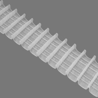 Шторная лента многокарманная 3981MP/soft (1:2) Oz-is Premium прозрачная 8 см/50 м (карманов 7 шт)