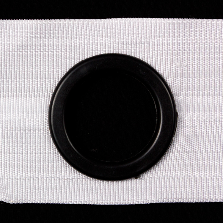 Шторная лента с люверсами 3-TK черная (40 м/235 шт)