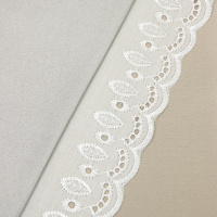 Тесьма-шитье T2037B белый (90 ярд)