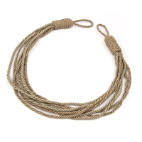 шторные подхваты плетеные