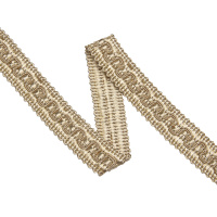 Сутаж отделочный ST - 9 Mirtex светло-бежевый "Royyana" (2 см/12,5 м) (усадка ±5%)