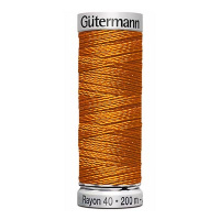 Нитки вышивальные из вискозы Gutermann Rayon №40 200м Цвет 568